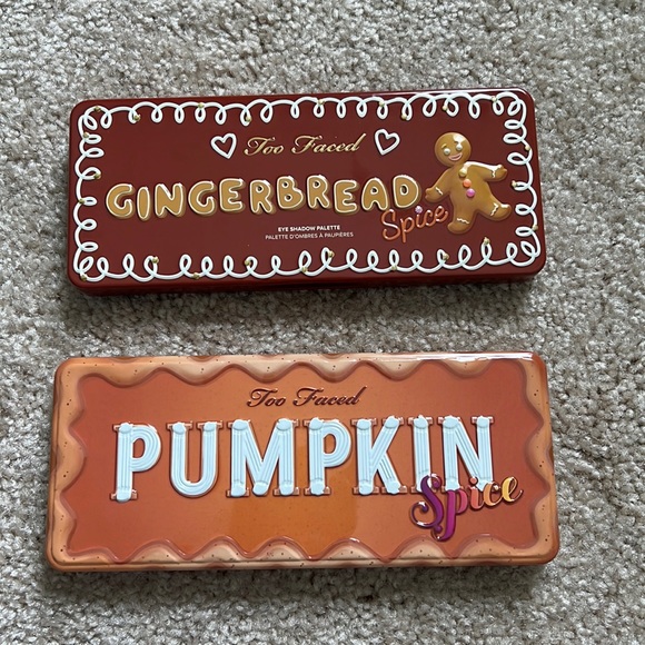 Too faced Ginger Bread and Pumpkin Spice Eyeshadow Palettes - Picture 1 of 4